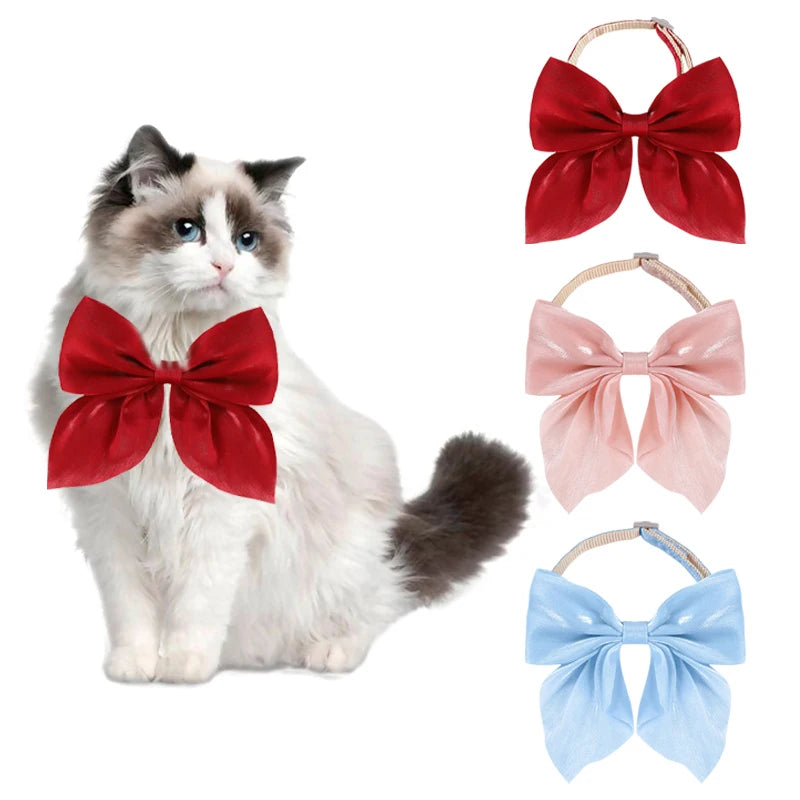 Pet Bow Tie Collar for Cats & Small Dogs