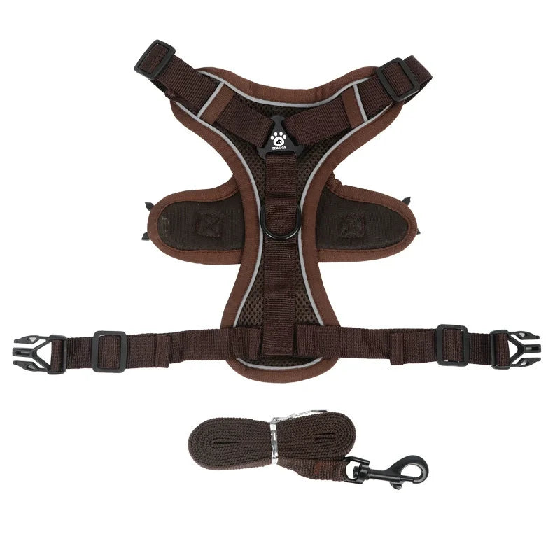 End the Tug-of-War: The Professional 2-in-1 No-Pull Harness for Active Explorers