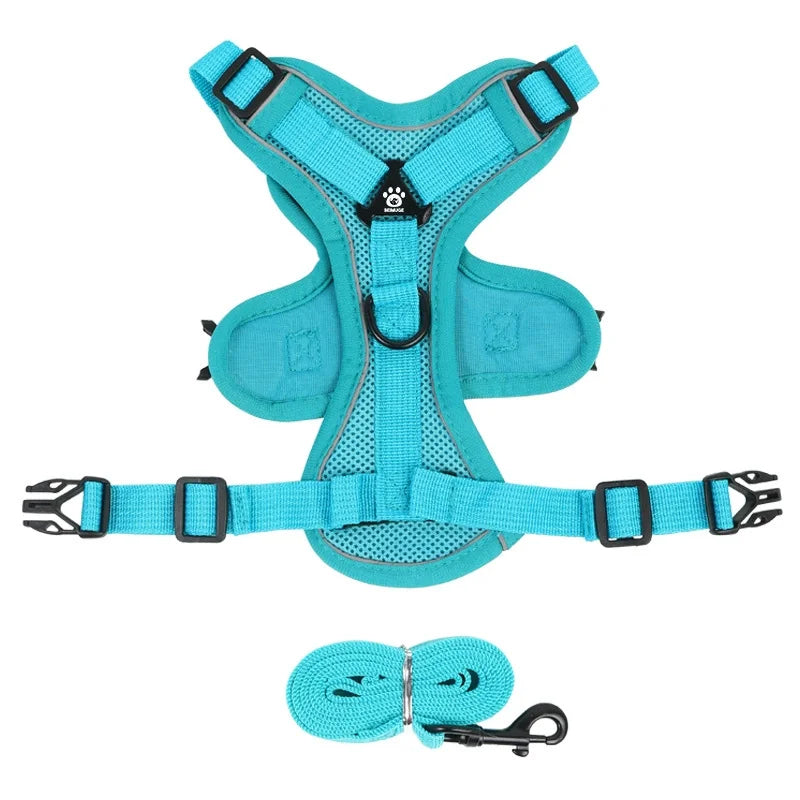 End the Tug-of-War: The Professional 2-in-1 No-Pull Harness for Active Explorers