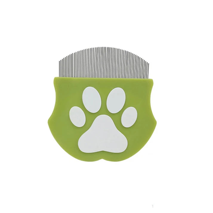 Flea Comb & Pet Grooming Brush for Cats & Dogs