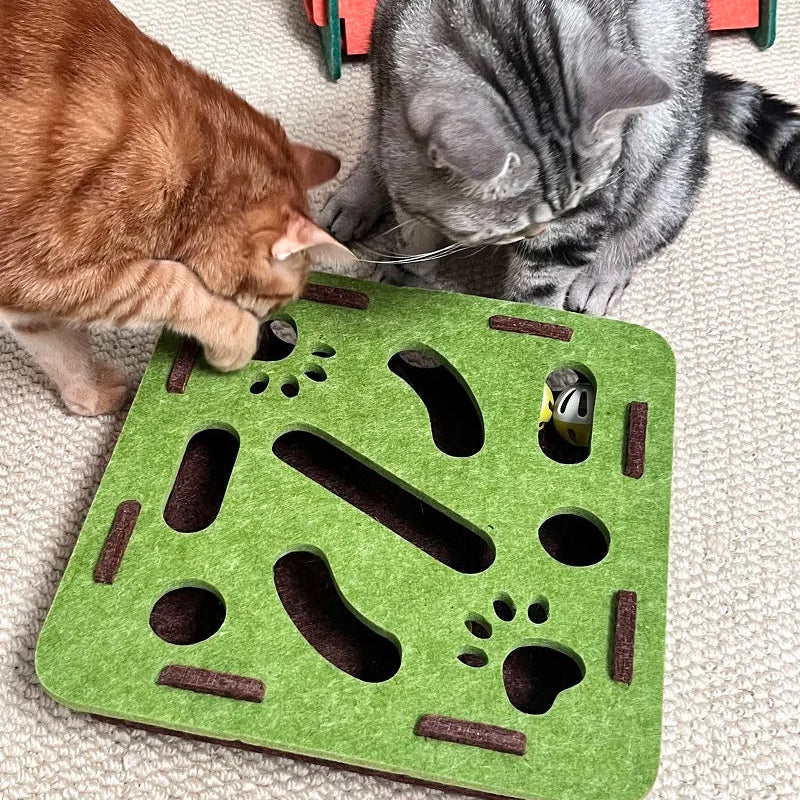 Unlock your cat’s primal hunting instincts and enjoy a flawless, scratch-free home with an artisan-inspired, mess-free puzzle sanctuary.