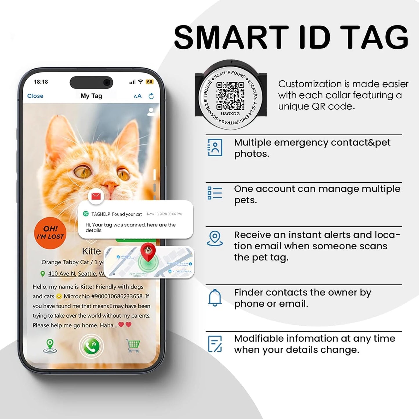 Double the Security, Zero Monthly Fees: The Ultimate Smart Lifeline for Your Adventurous Cat