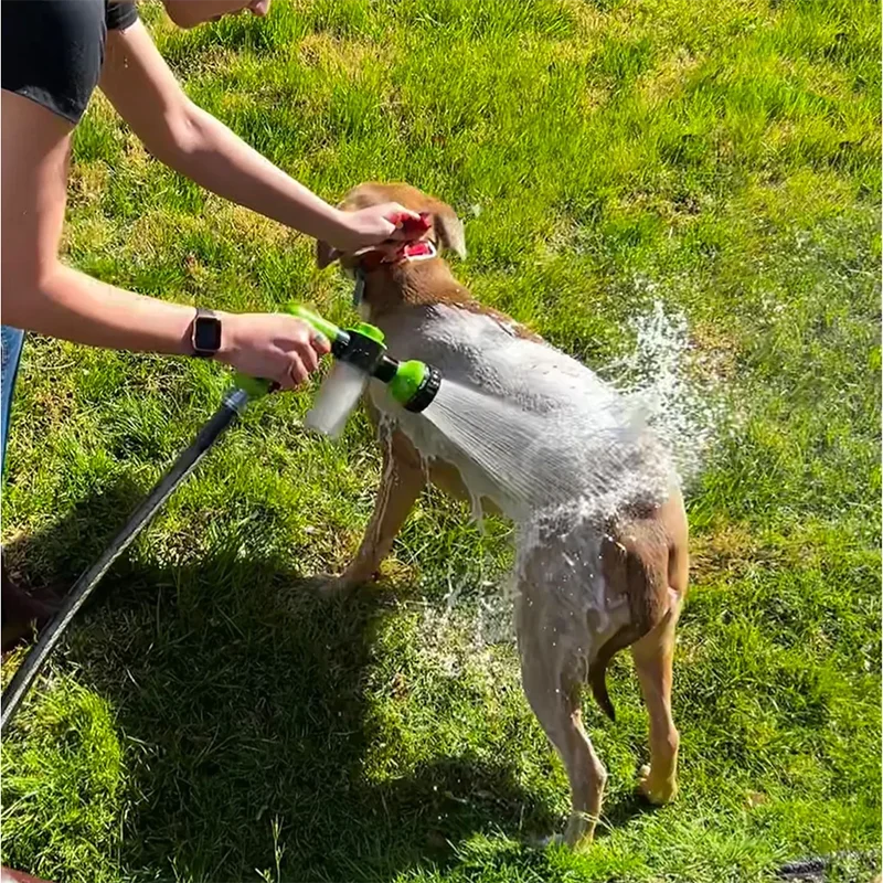 Transform messy bath times into a therapeutic outdoor spa ritual, keeping your pet blissful and your home completely stress-free.