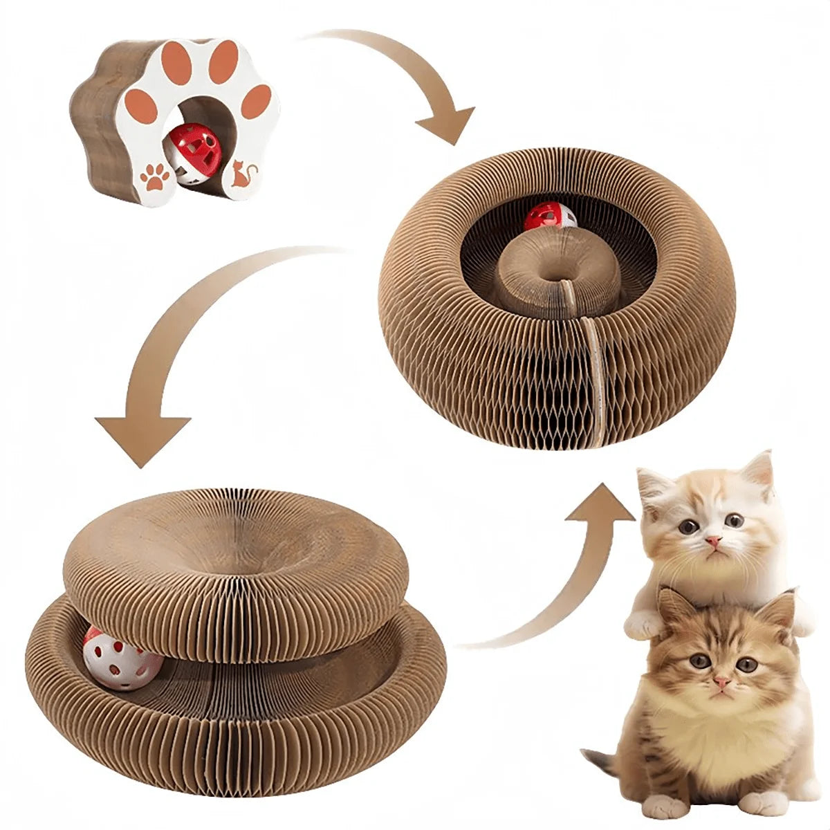 Unchain your feline’s primal hunting instincts with an elegant, shape-shifting playground that transforms active play into a peaceful art form.