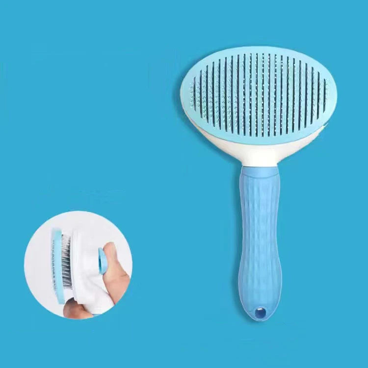 Stainless Steel Pet Grooming Brush for Dogs & Cats