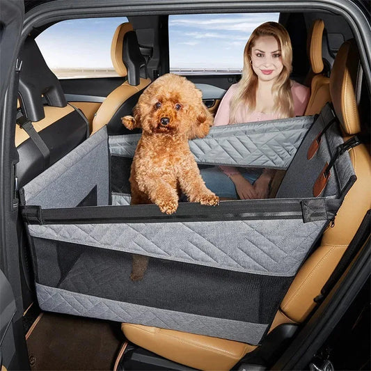 Dog Car Seat Extender | Full Coverage Back Seat Hammock