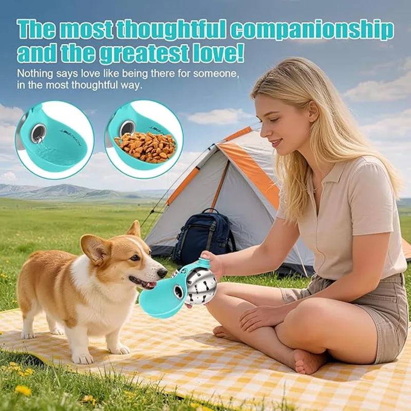 Elevate your outdoor adventures with a sleek, toxic-free hydration sanctuary that gracefully keeps your pet refreshed wherever you wander.
