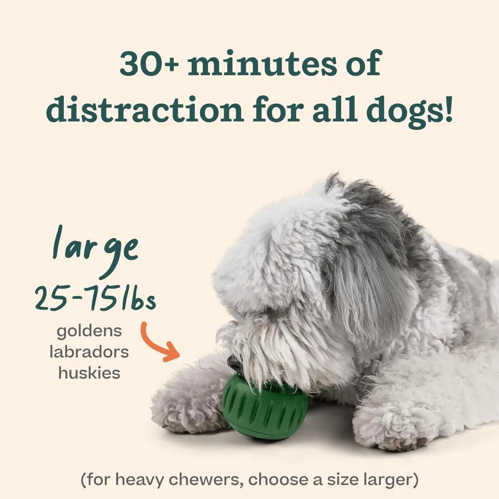 Give your puppy the ultimate soothing distraction and reclaim your quiet "me-time" with a mess-free, long-lasting frozen treat experience.