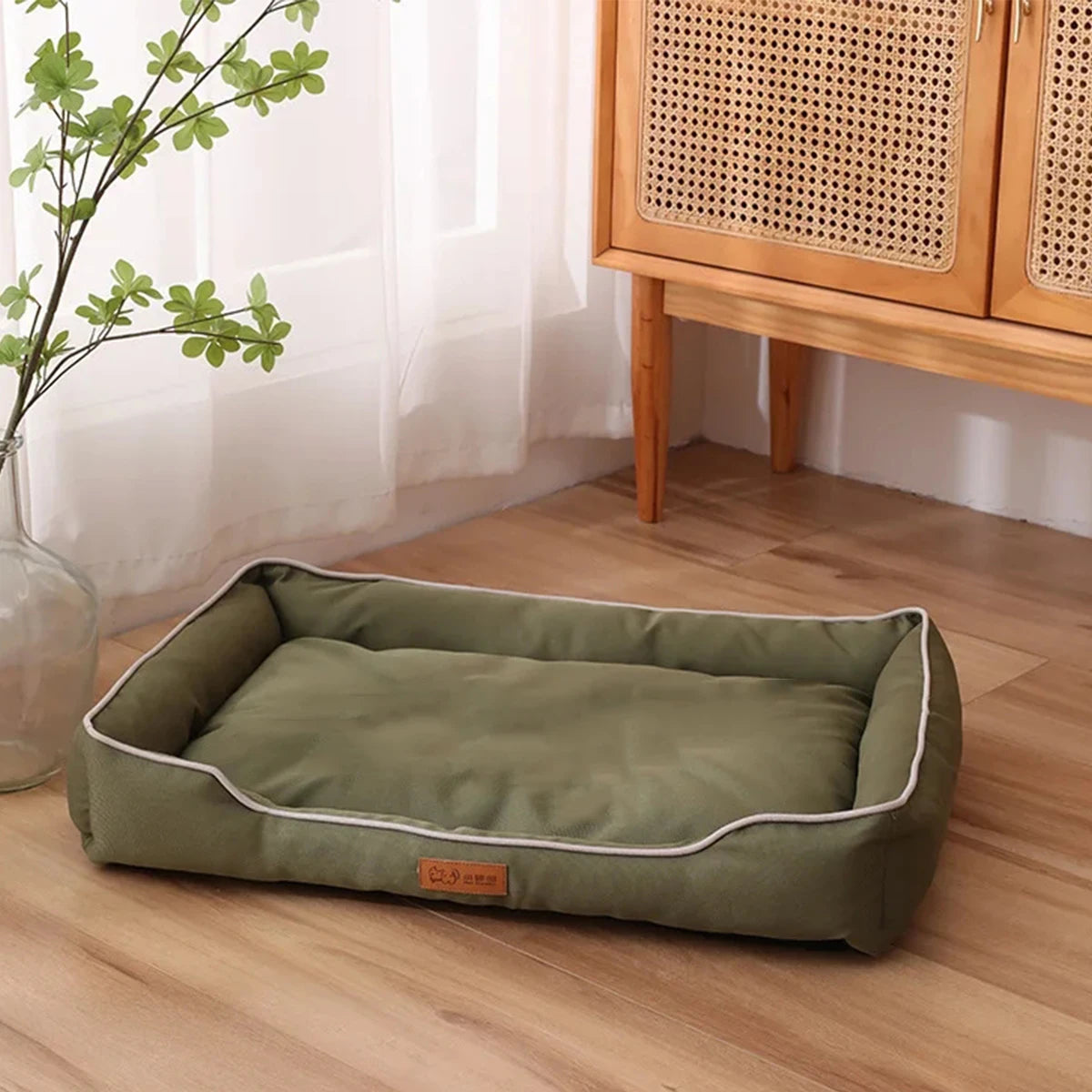 Provide your loyal companion with a luxurious, unshakeable sanctuary of deep sleep, while keeping your chic living room flawlessly elegant.