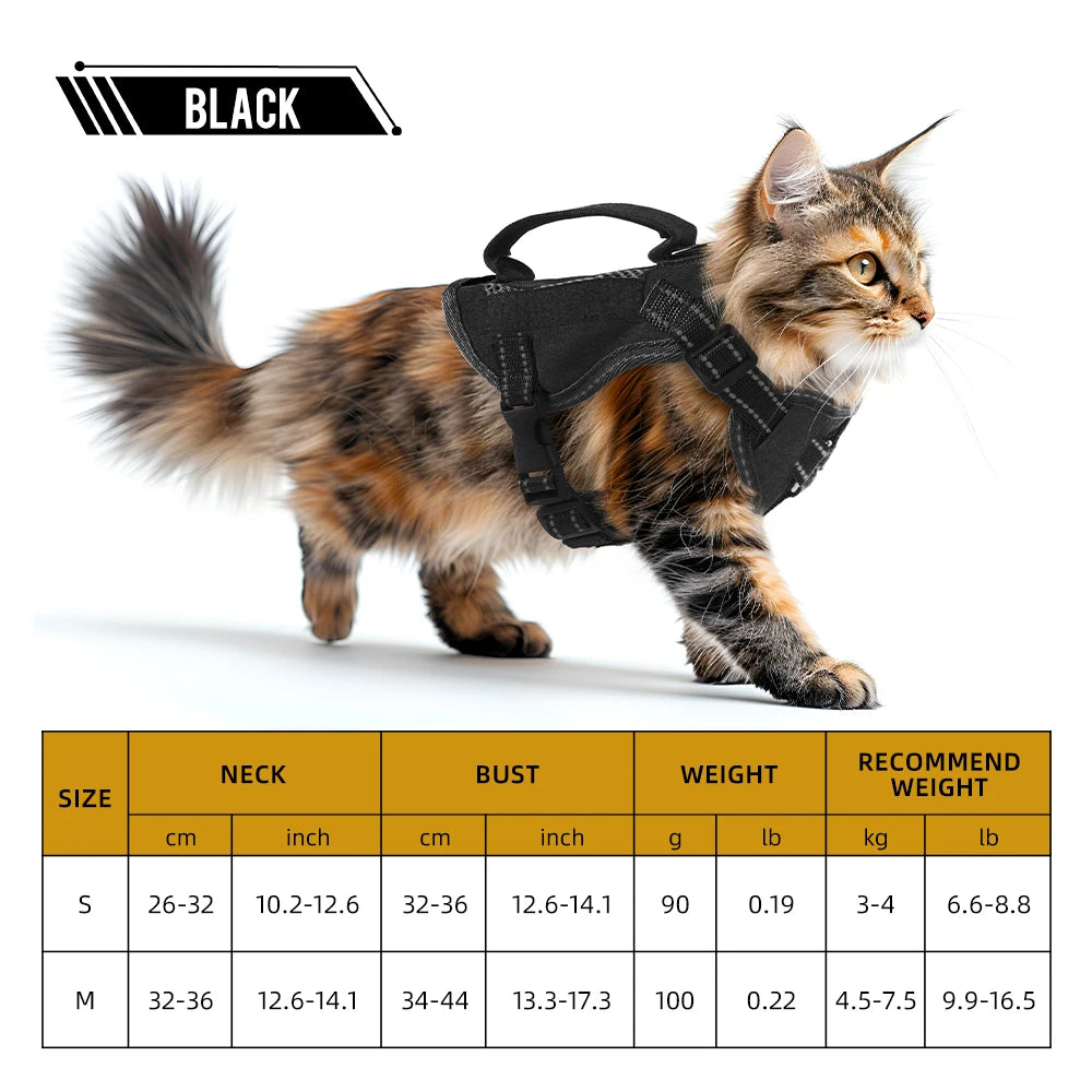 The Tactical Explorer: Why Your Adventure Cat Needs a "Neck-Less" Military-Grade Vest