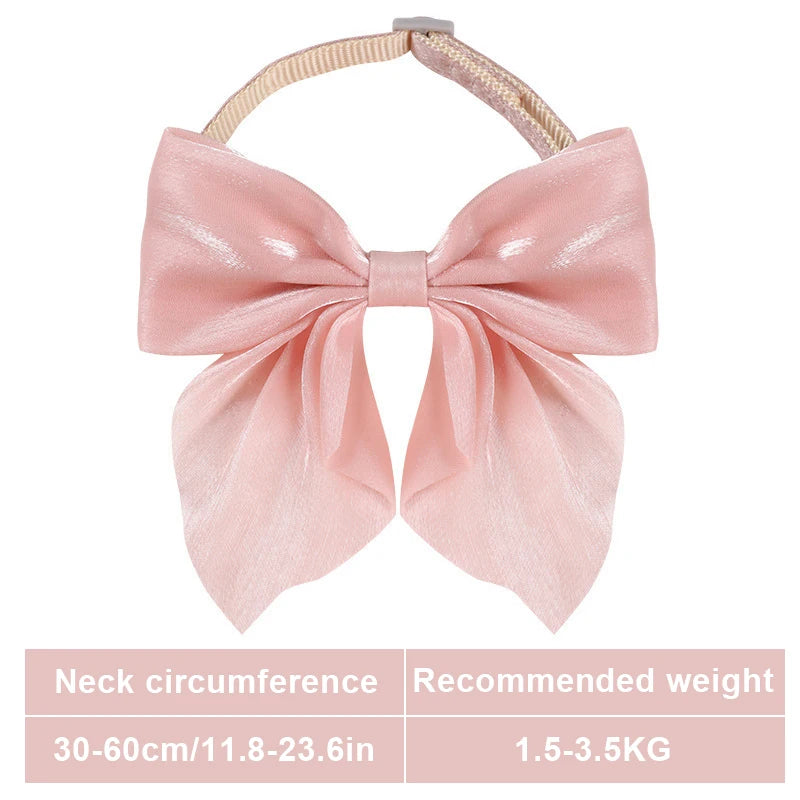 Pet Bow Tie Collar for Cats & Small Dogs