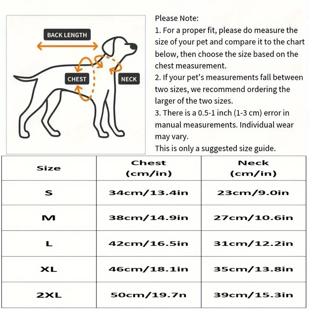 Pet Collar & Harness Set for Dogs and Cats