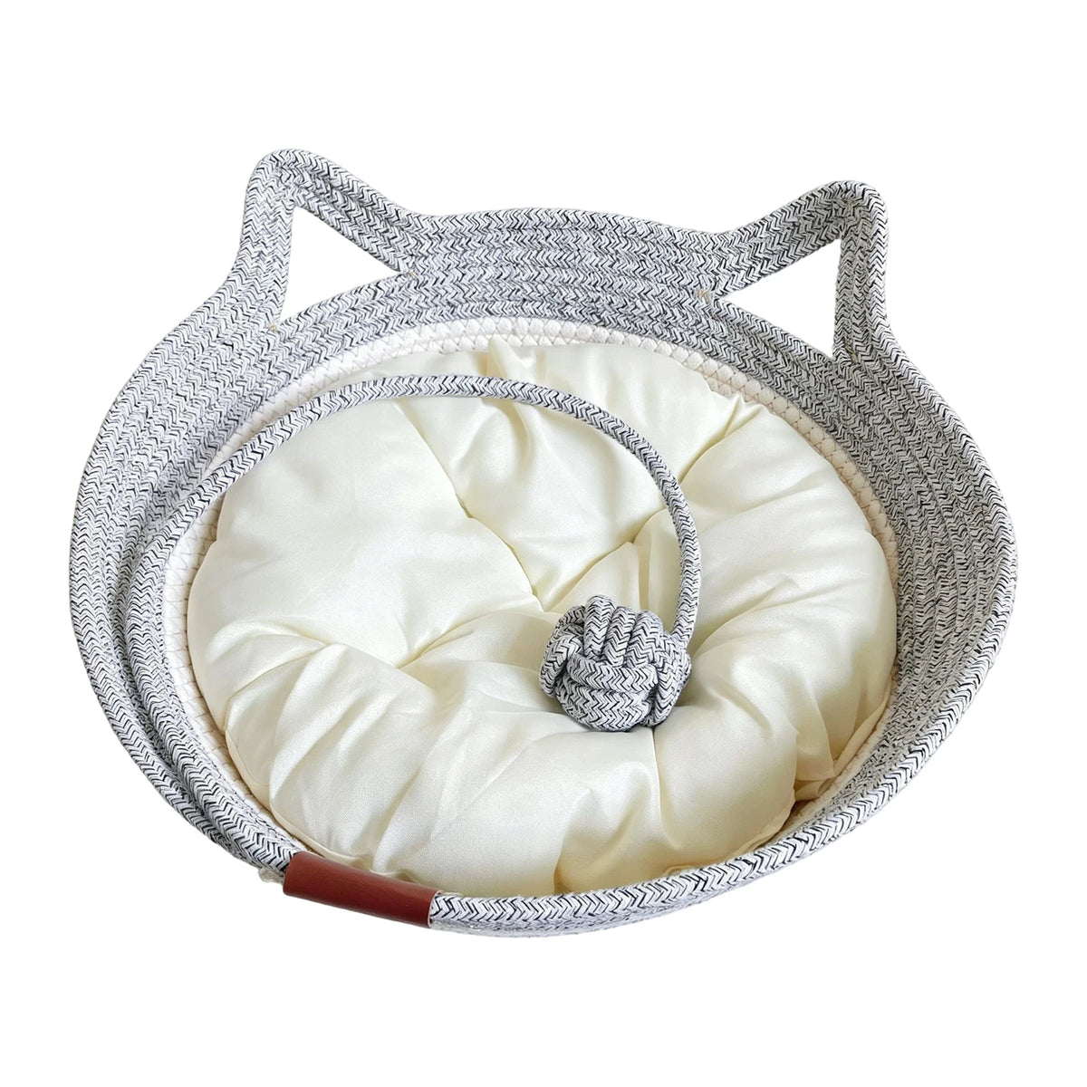 Give your fur-baby that sweet, curled-up security they crave—in an artisanal woven basket that actually looks gorgeous in your living room.