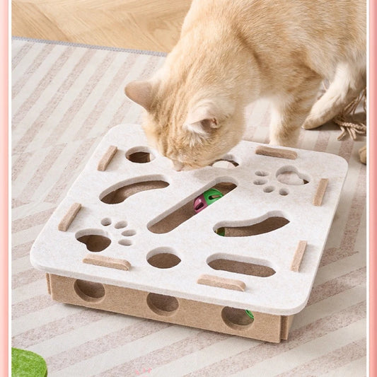 Unlock your cat’s primal hunting instincts and enjoy a flawless, scratch-free home with an artisan-inspired, mess-free puzzle sanctuary.