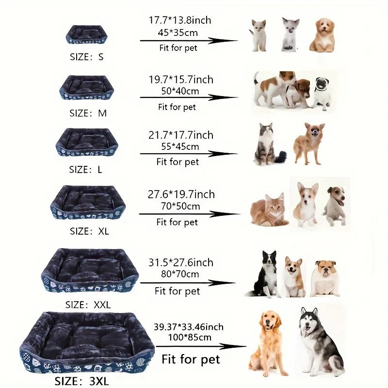 Winter Dog & Cat Bed Sofa Mat