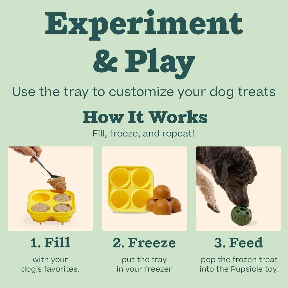 Give your puppy the ultimate soothing distraction and reclaim your quiet "me-time" with a mess-free, long-lasting frozen treat experience.
