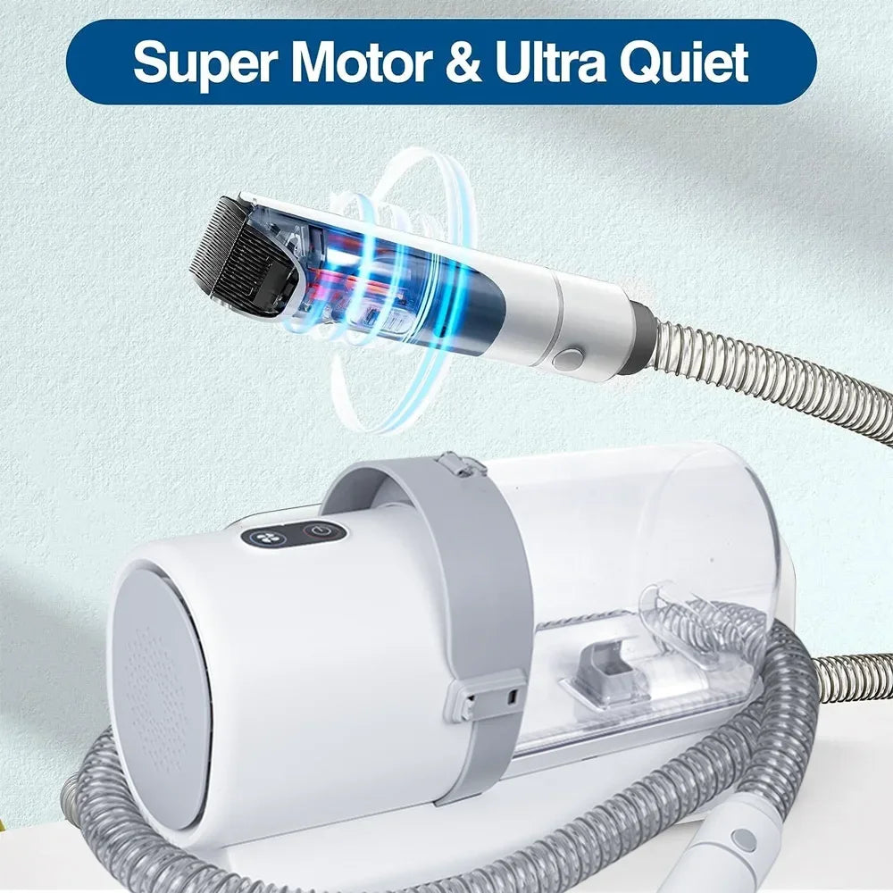 Dog Grooming Kit with Clippers & Vacuum