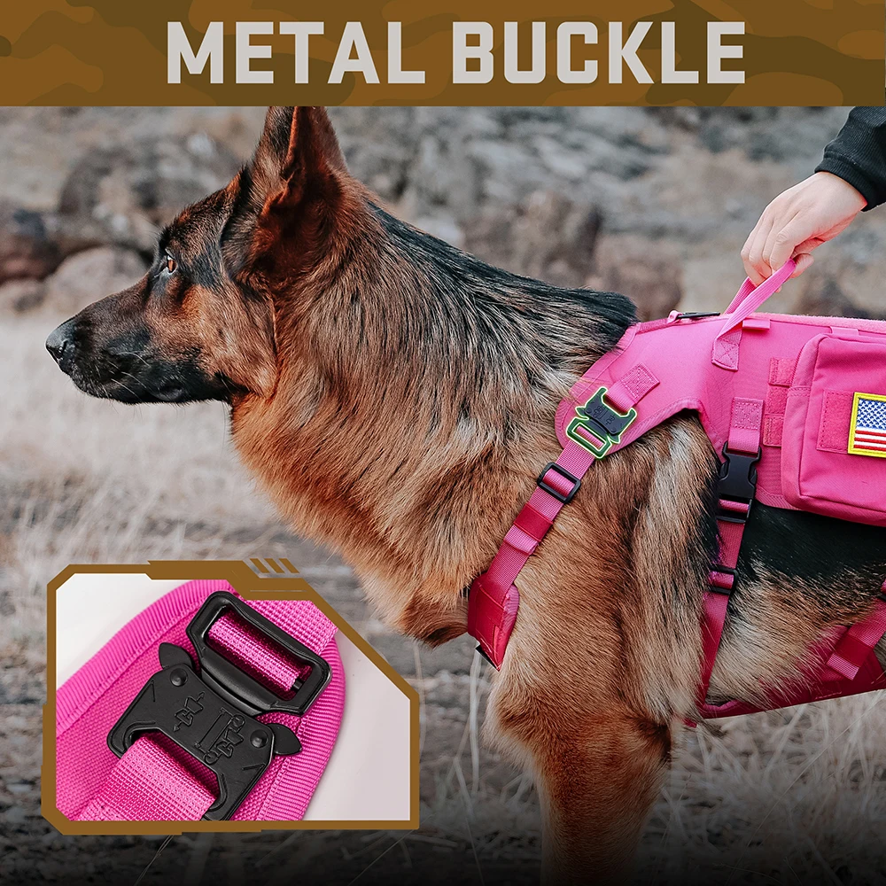 Unleash their inner guardian and conquer the wild together. A heavy-duty, 5-piece military-grade tactical setup built for ultimate control, unwavering trust, and the rugged modern lifestyle.