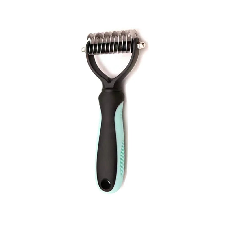 2-in-1 Pet Deshedding Brush | Professional Undercoat Rake