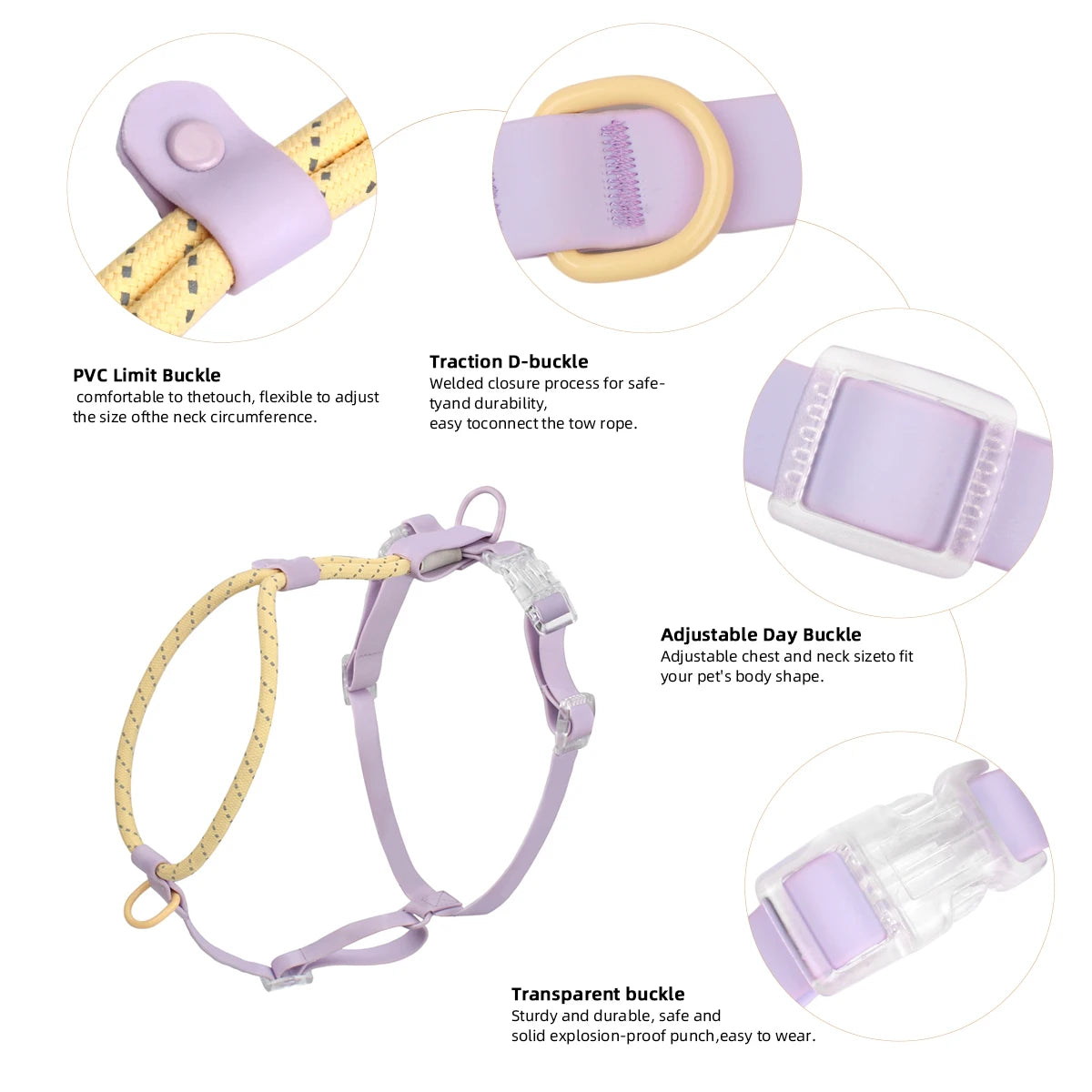 Transform hot, frantic summer walks into a cool, synchronized fashion runway—shielding your pup with featherlight breathability and unshakeable nighttime safety.