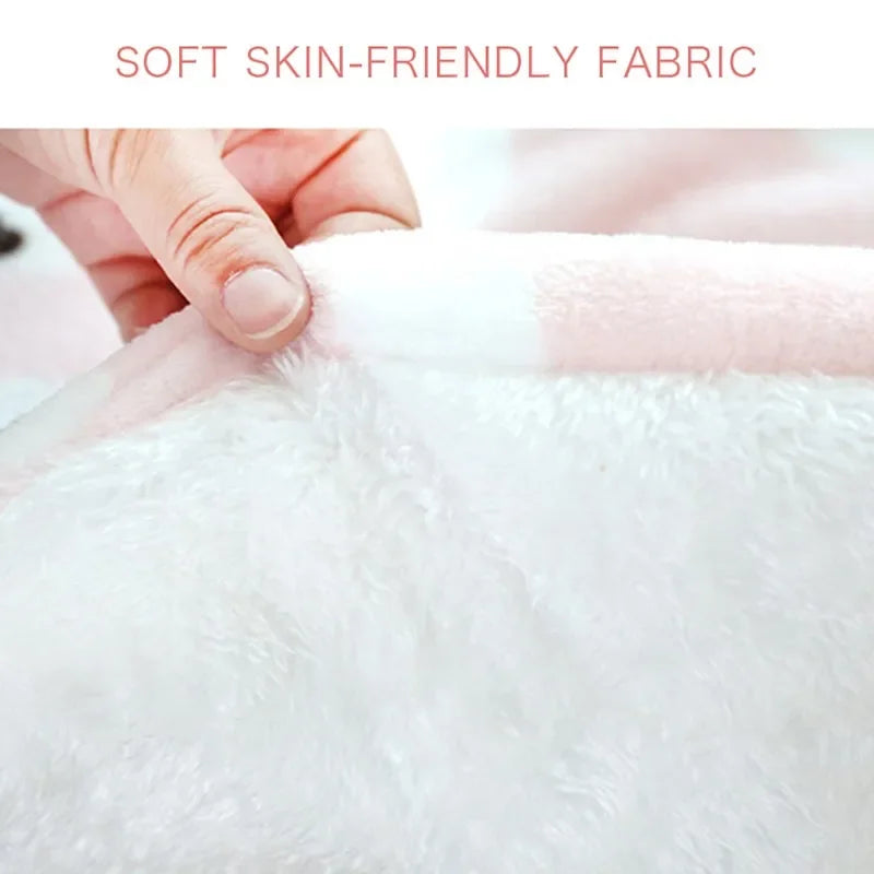 Plush Fleece Cat Bed Mat for Cats & Small Dogs