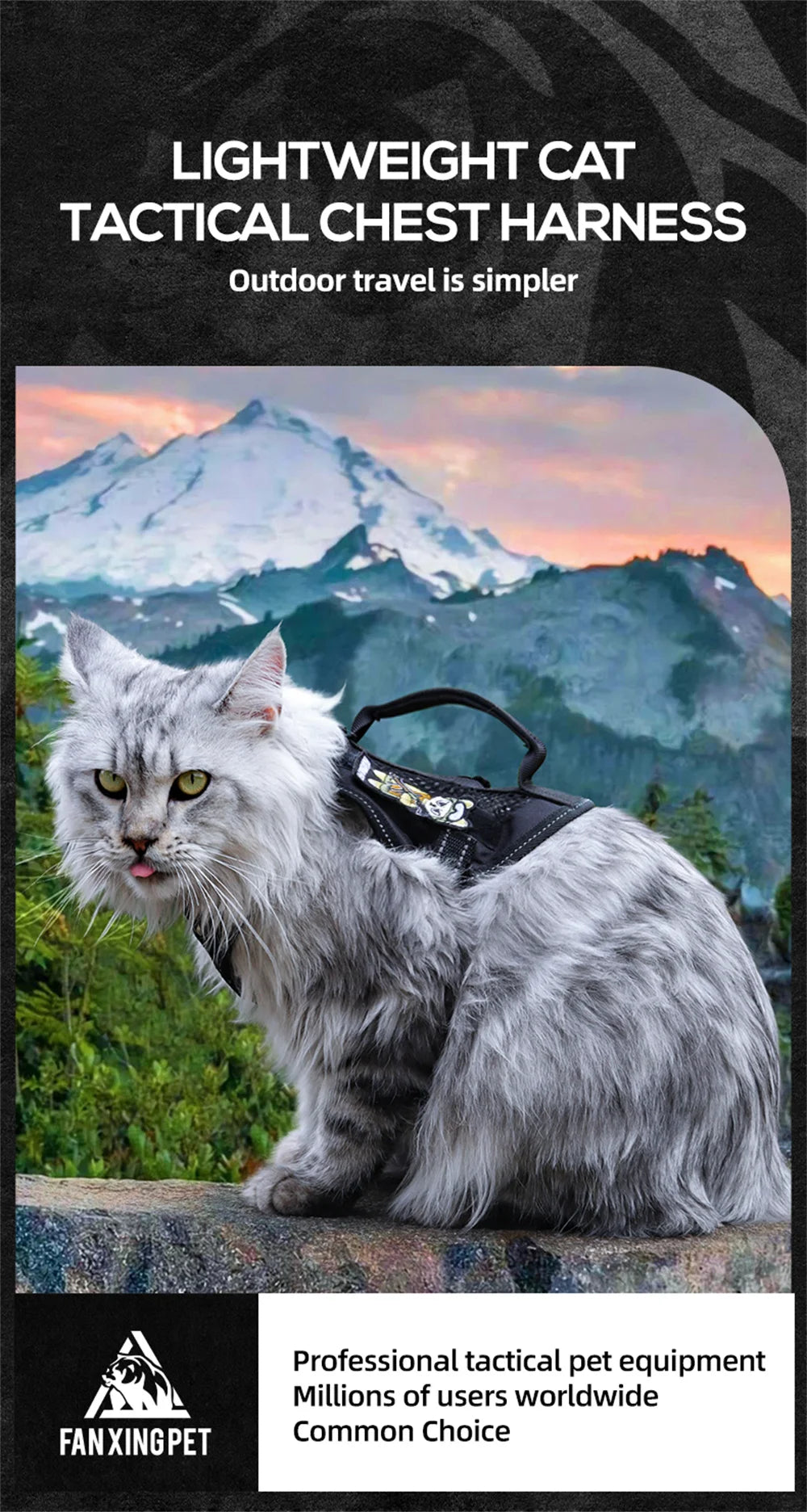 The Tactical Explorer: Why Your Adventure Cat Needs a "Neck-Less" Military-Grade Vest