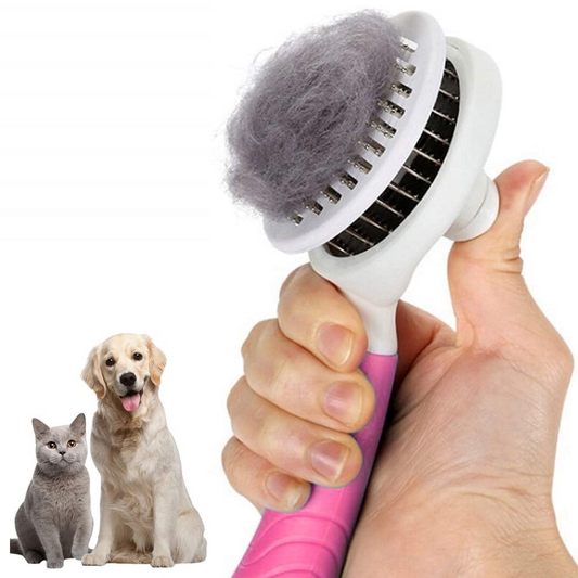 One-Click Self-Cleaning Pet Brush | Massage Slicker Comb