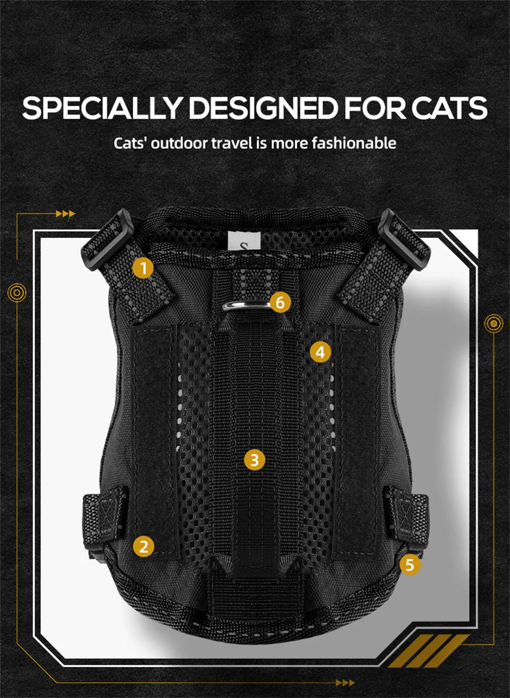The Tactical Explorer: Why Your Adventure Cat Needs a "Neck-Less" Military-Grade Vest