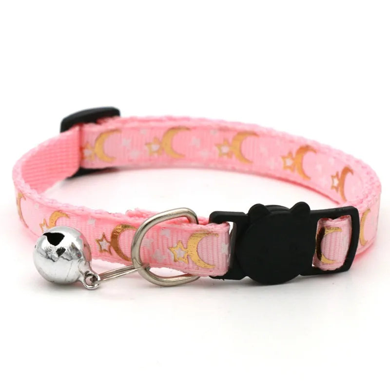 Colorful Dog & Cat Collar with Bell