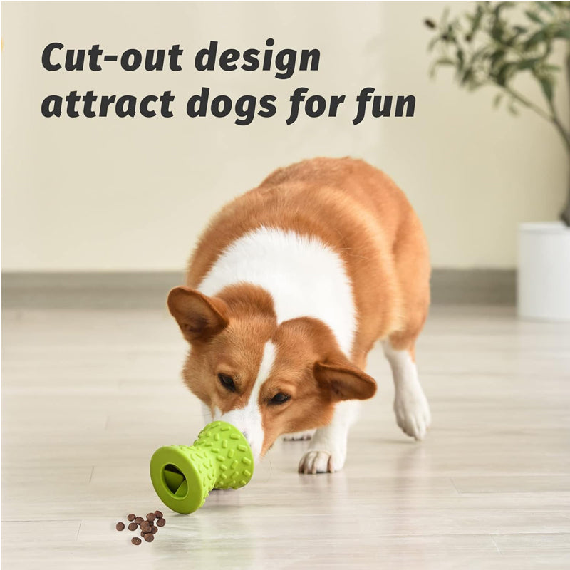 Natural Rubber Dog Chew Toy | Tough Durable Bone for Large Breeds