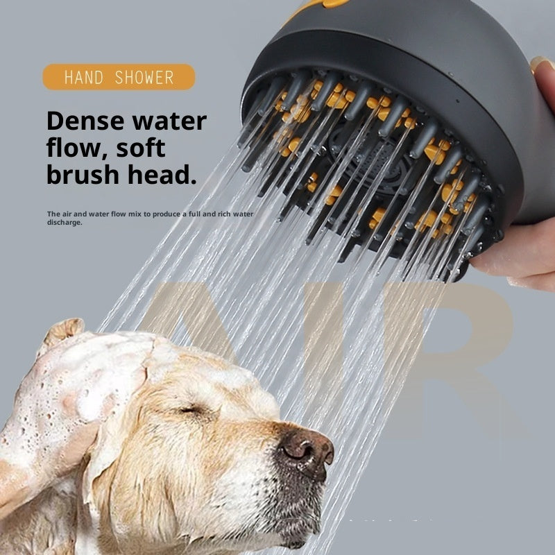 Dog Shower Attachment | 2-in-1 Massage Sprayer & Bath Scrubber