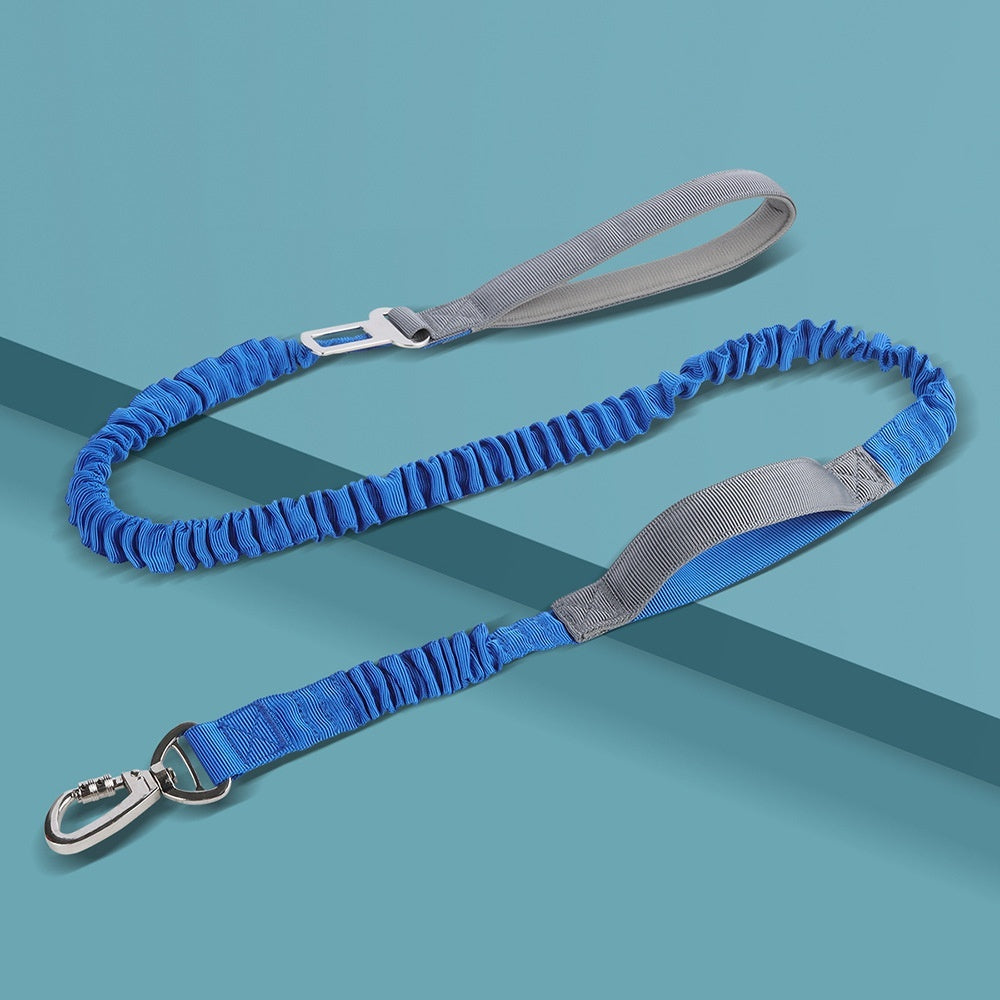 Shock Absorbing Bungee Dog Leash | Reflective "Anti-Burst" Buffer Lead