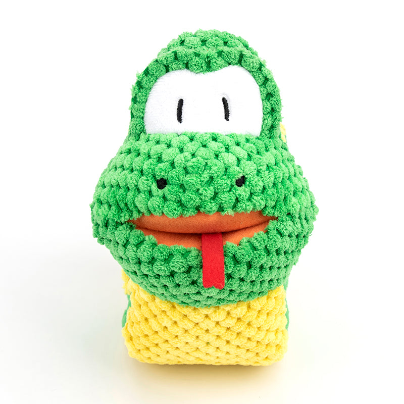 Squeaky Snake Snuffle Toy | Interactive Foraging Puzzle Plush