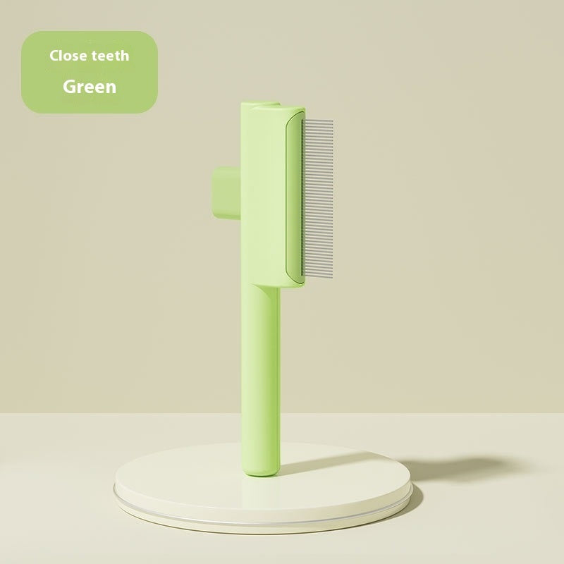 Self-Cleaning Slicker Brush | One-Click Knot Remover & Deshedding Tool