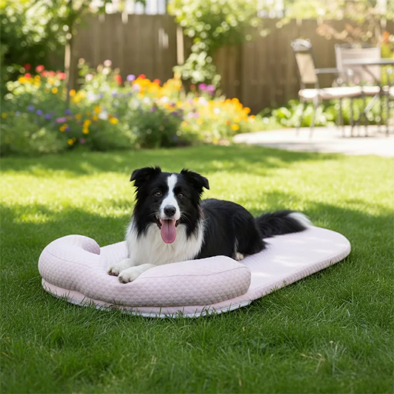 Give your furry best friend a refreshing, orthopedic sanctuary that beats the summer heat while seamlessly complementing your modern home aesthetic.