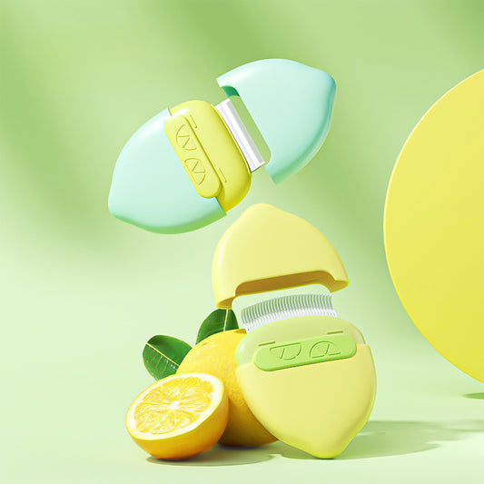 Mini Travel Pet Comb | Double-Sided Pocket Brush with Protective Lid