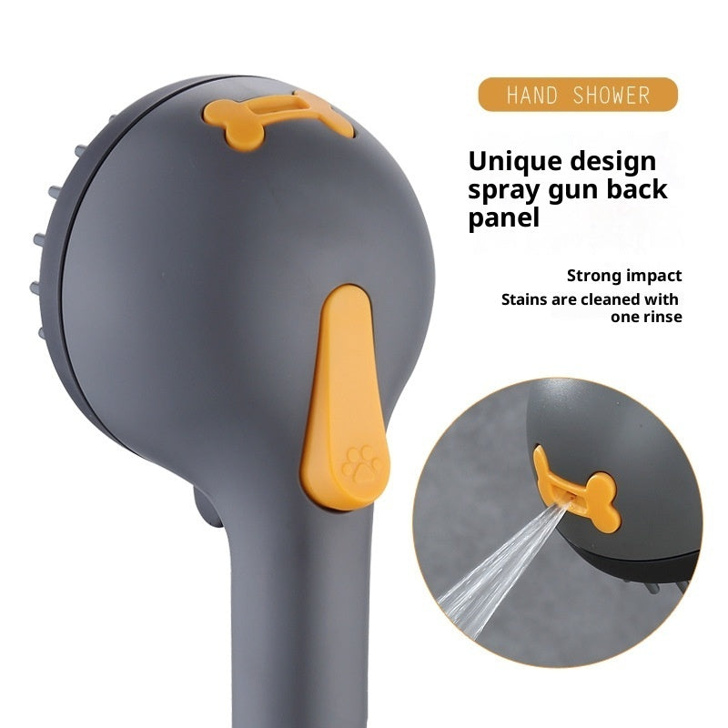 Dog Shower Attachment | 2-in-1 Massage Sprayer & Bath Scrubber