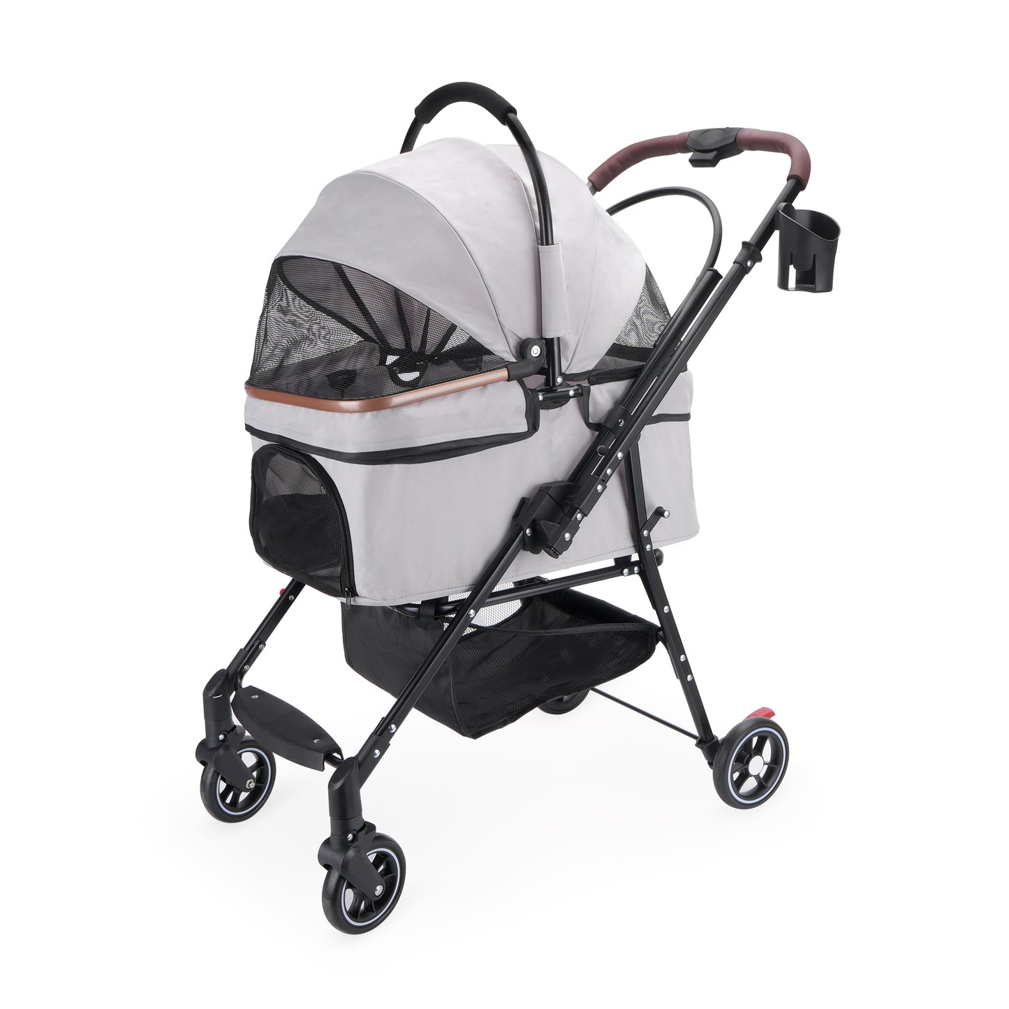 Detachable Pet Stroller | With Travel Bag & 360 Wheels Small Dog