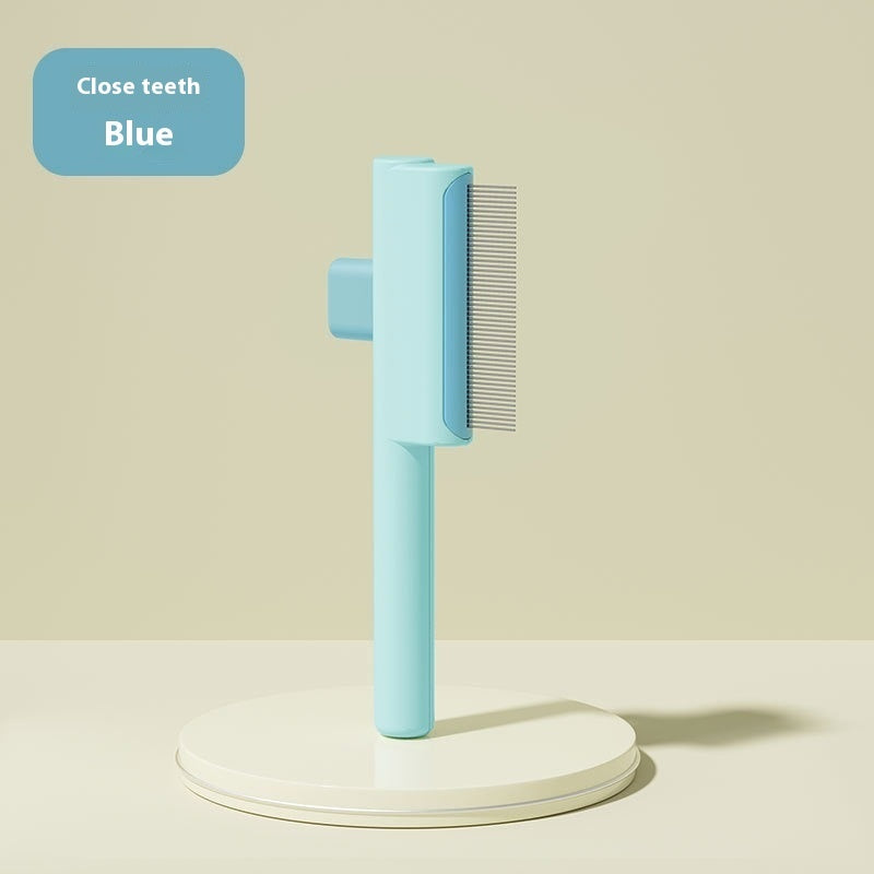 Self-Cleaning Slicker Brush | One-Click Knot Remover & Deshedding Tool