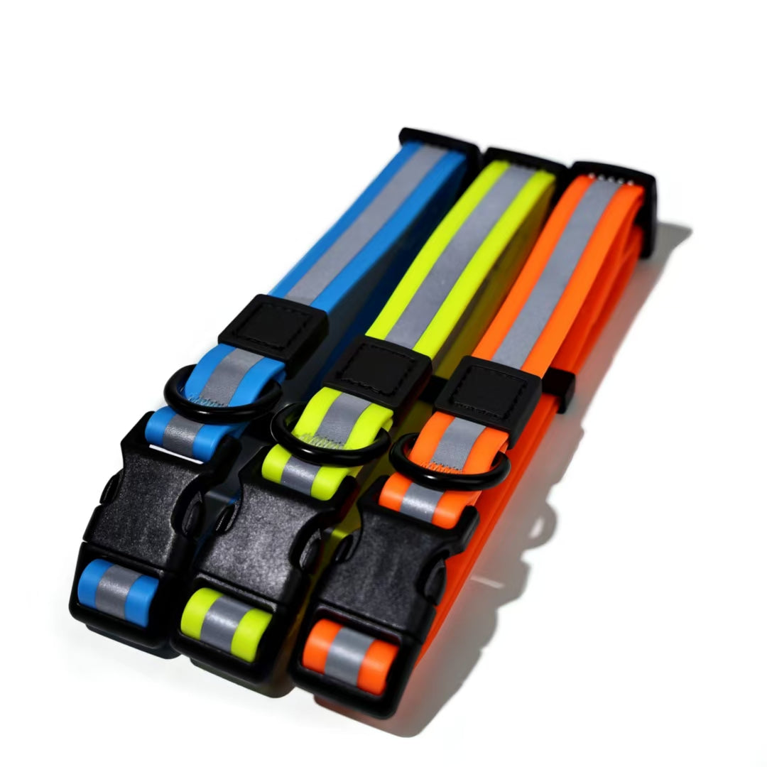 Reflective Dog Leash & Collar Set | High Visibility Night Safety Gear