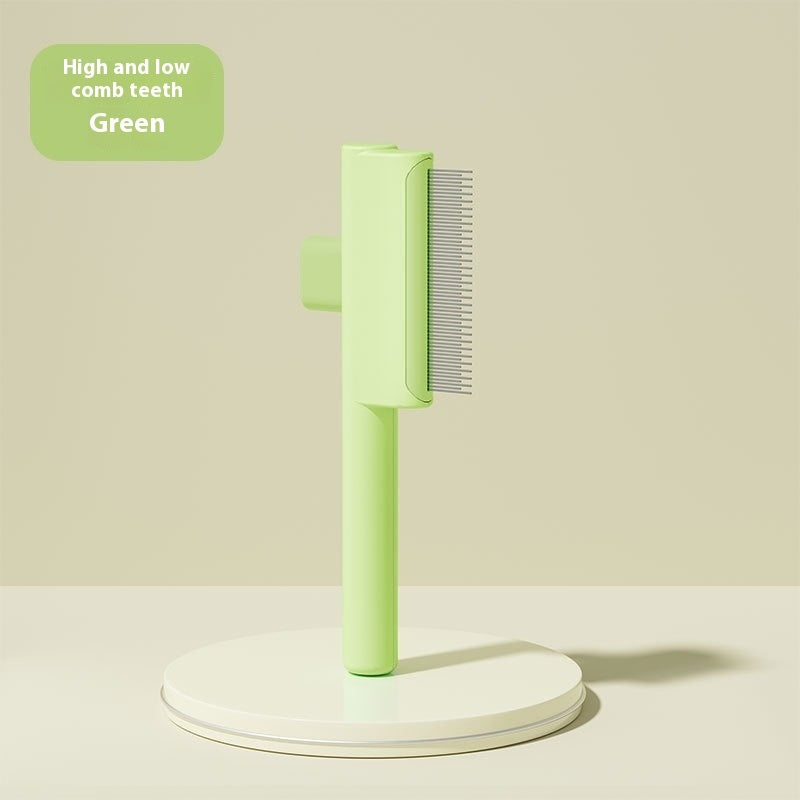 Self-Cleaning Slicker Brush | One-Click Knot Remover & Deshedding Tool