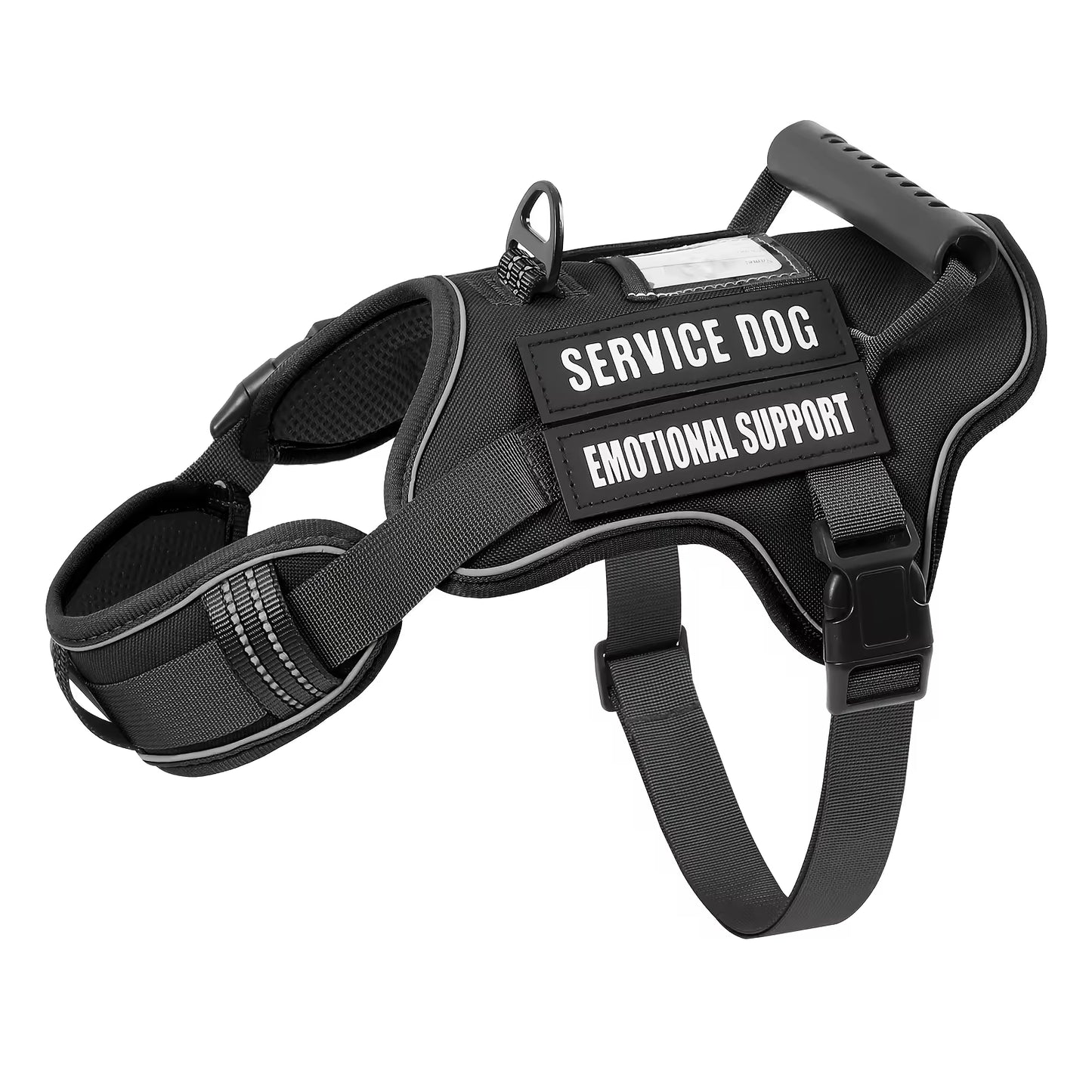Tactical Service Dog Harness | No-Pull Vest with Handle & Reflective