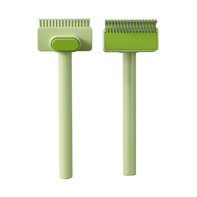 Pet Dematting Rake & Comb | Undercoat Deshedding Tool for Dogs & Cats